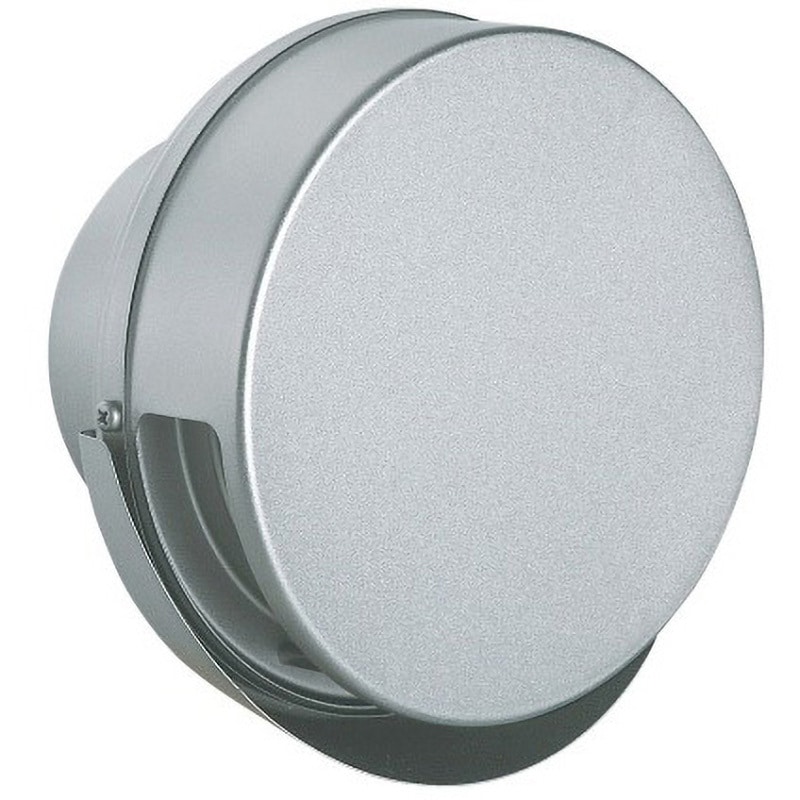 KN-125FV-A3 丸型フラットフード水切り付換気口 KN-FVタイプ バクマ工業 アミ付 3メッシュ   KN-125FV-A3