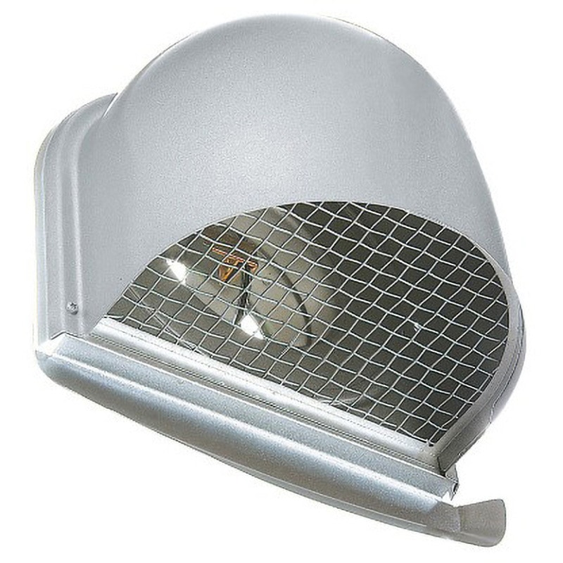 ND125SUV2BL-A10 BL認定 U型フード付換気口 防火ダンパー付 ND-SUV2BLタイプ バクマ工業 10メッシュ