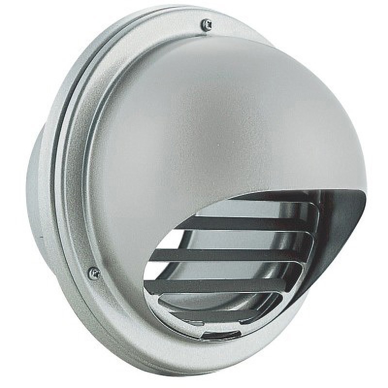 N-125SMV2BL-A5 BL認定 丸型フード付換気口 N-SMV2BLタイプ バクマ工業 アミ付・取付穴付 5メッシュ