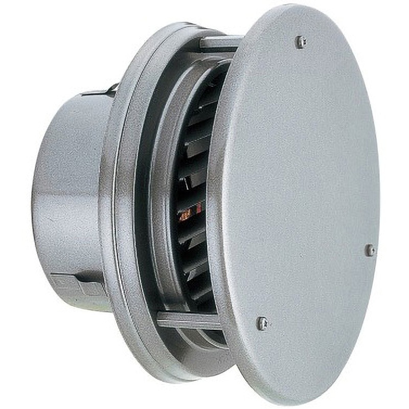 WD-100GBL-A10 BL認定 丸型防風板付換気口 防火ダンパー付 WD-GBLタイプ バクマ工業 アミ付・取付穴付