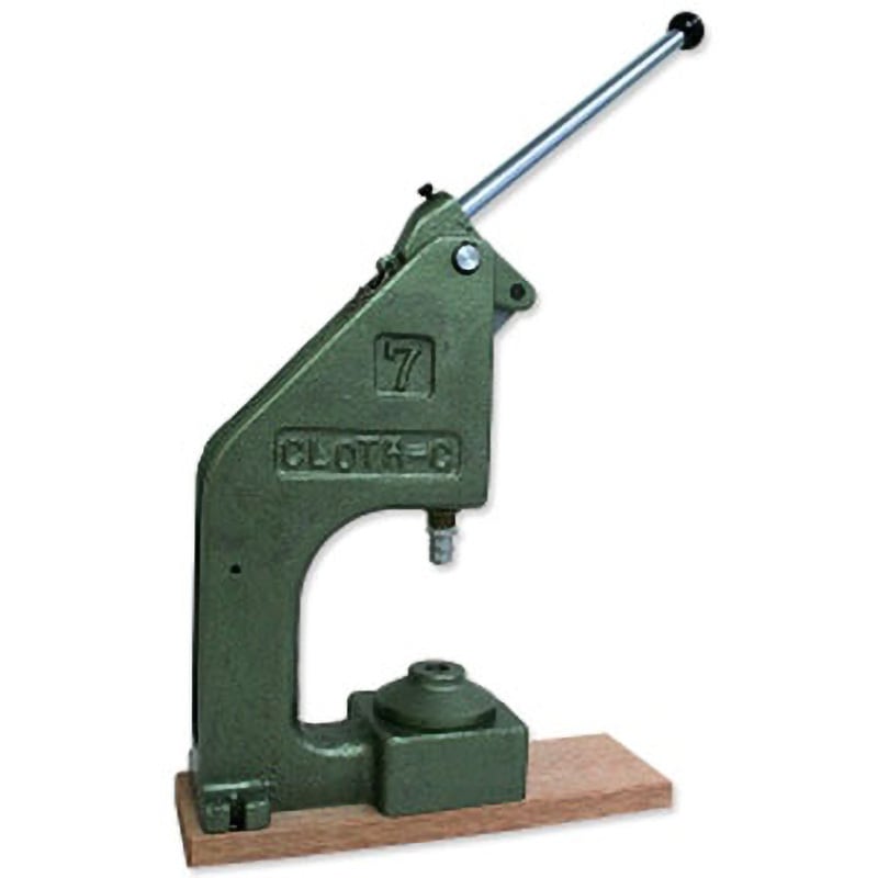 F3-590 ホームツツミボタン用ハンドプレス機 石崎プレス工業 寸法33×10