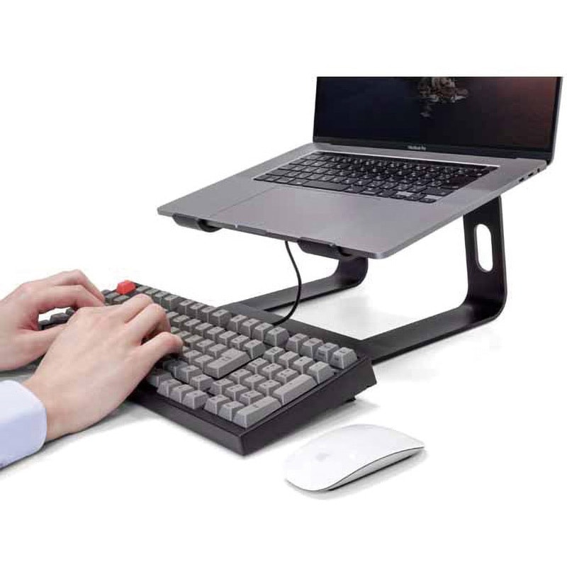 レア♡ｉｍａｎｅ 　　　　　　ワークスタンド AS-SPBM-BK 組み立て式ノートPC用スタンド STEP STAND BY ME