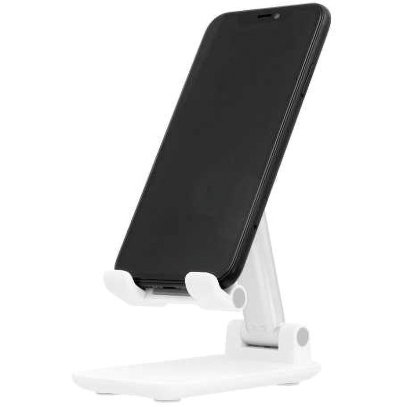 OWL-STD04-WH 高さ調整ができる折り畳み スマートフォンスタンド