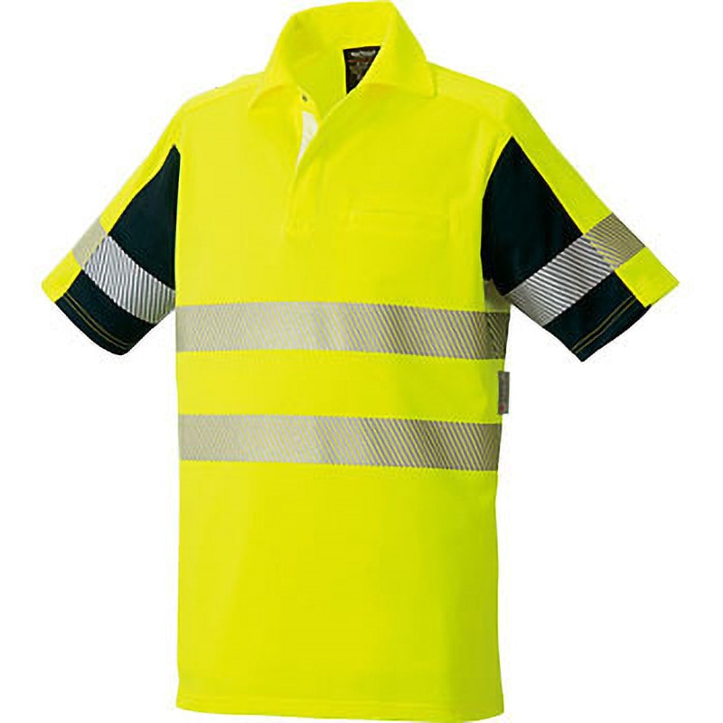 TU-NP22 NightKnight TU-NP22 高視認性安全半袖ポロ タカヤ商事 サイズ4L