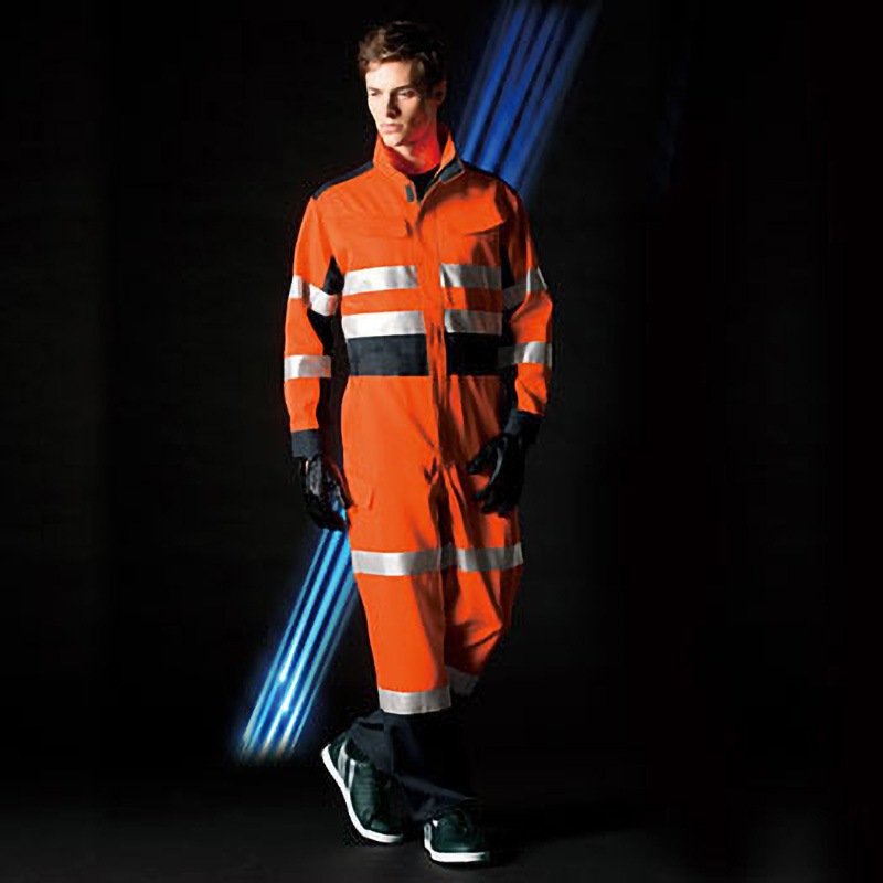 TU-NP23 NightKnight TU-NP23 高視認性安全ツナギ タカヤ商事 長袖