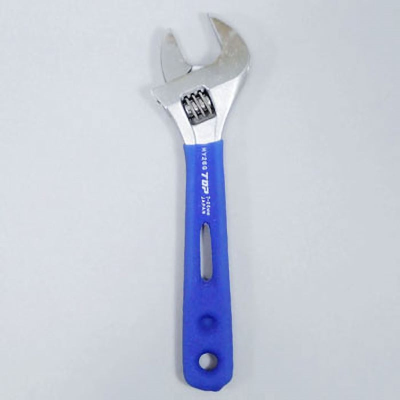 トップ工業 (TOP) エコワイド 薄型 軽量 口開き7~26mm ワイドモンキーレンチ HY-26 燕三条 日本製 6個入 HY-26G エコワイドグリップ付(薄型軽量ワイドモンキレンチ) トップ工業