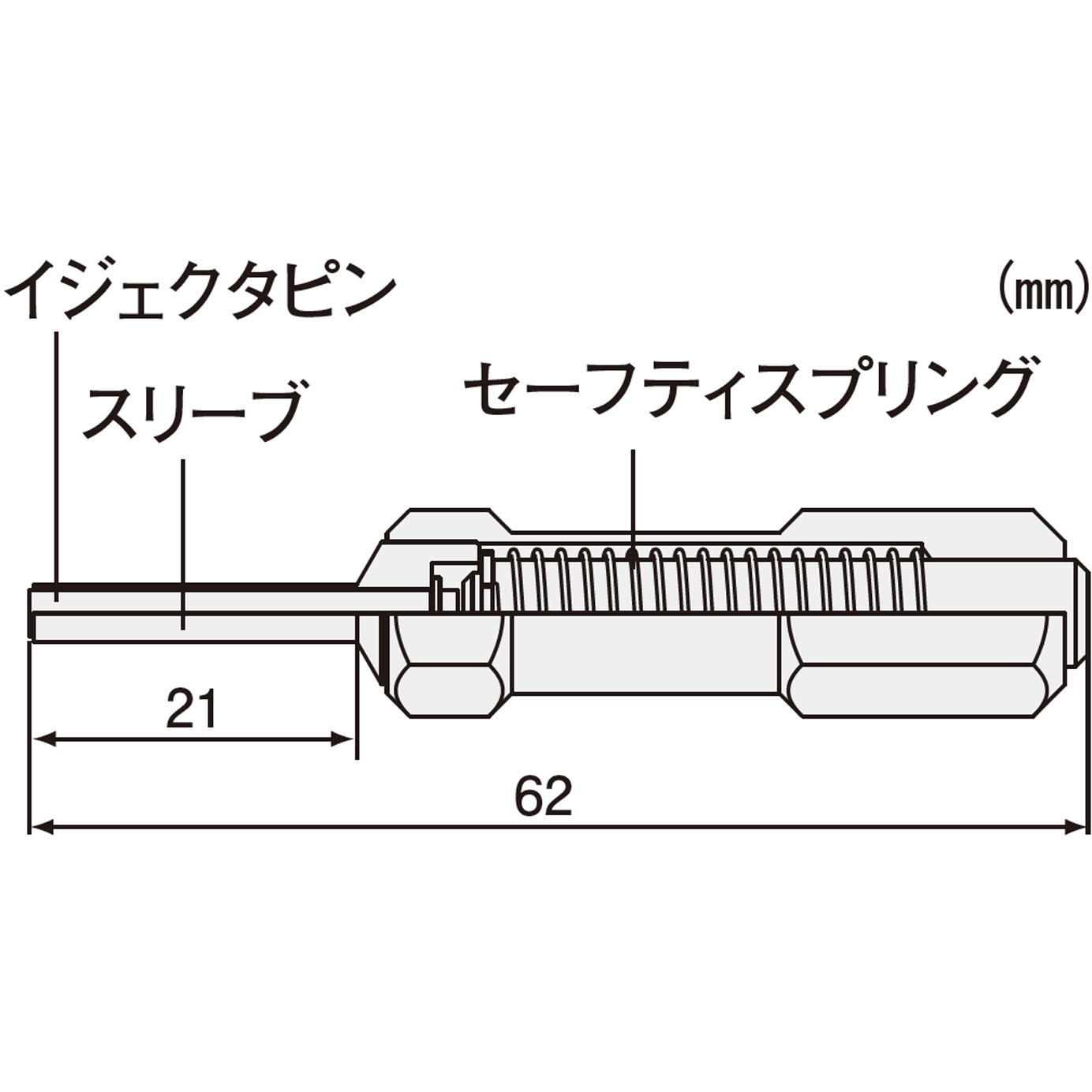 PAS-34 ピン抜き工具 1本 エンジニア 【通販モノタロウ】