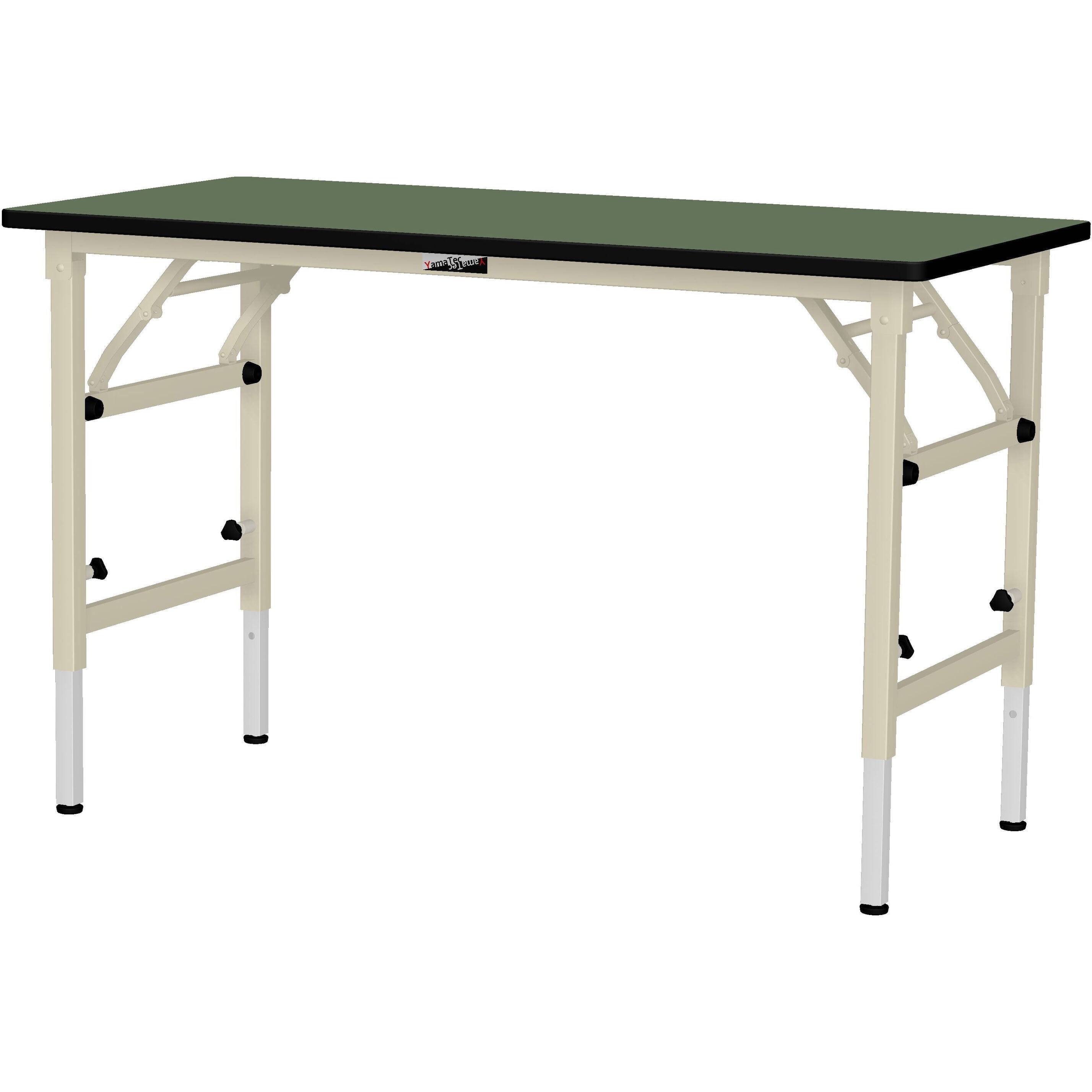 STRA-1260-GI 軽量作業台/耐荷重150kg_折りたたみ高さ調整H600～900_塩