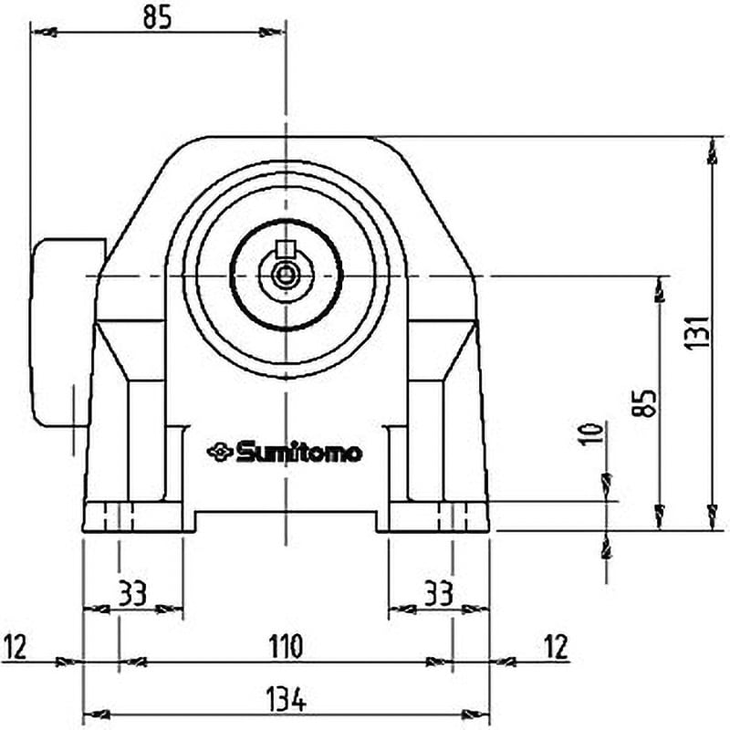 ZNHM01-1180-B-50/J2NQLA プレストNEOギヤモータ(三相200V・屋内形) 脚取付・ブレーキ付 1台 住友重機械工業  【通販モノタロウ】