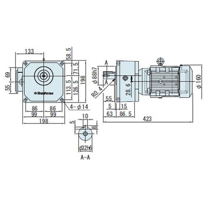 住友重機械工業 ZNHM1-1321-EP-50/A 屋外形 脚取付 三相200V 0.75kW プレストNEO プレミアム効率 住友重機械工業 ZNHM1-1321-EP-100 脚取付 三相200V 0.75kW プレスト