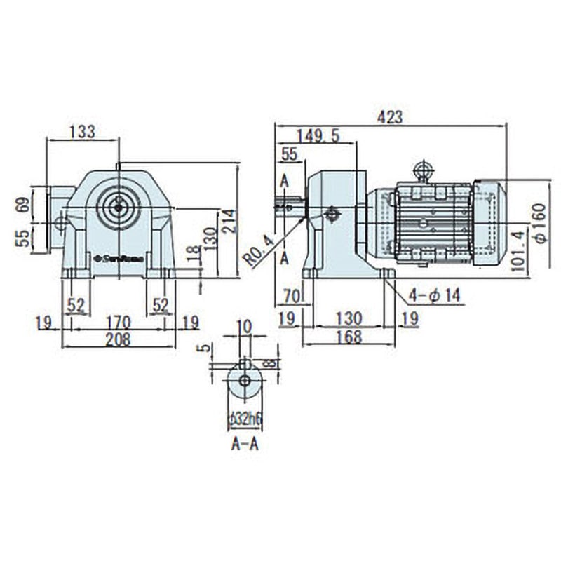 住友重機械工業 ZNHM2-1320-EP-3/A 屋外形 脚取付 三相200V 1.5kW プレストNEO プレミアム効率 住友重機械工業 ZNHM2-1320-EP-20&frasl;A 屋外形 脚取付 三相200V 1.5kW