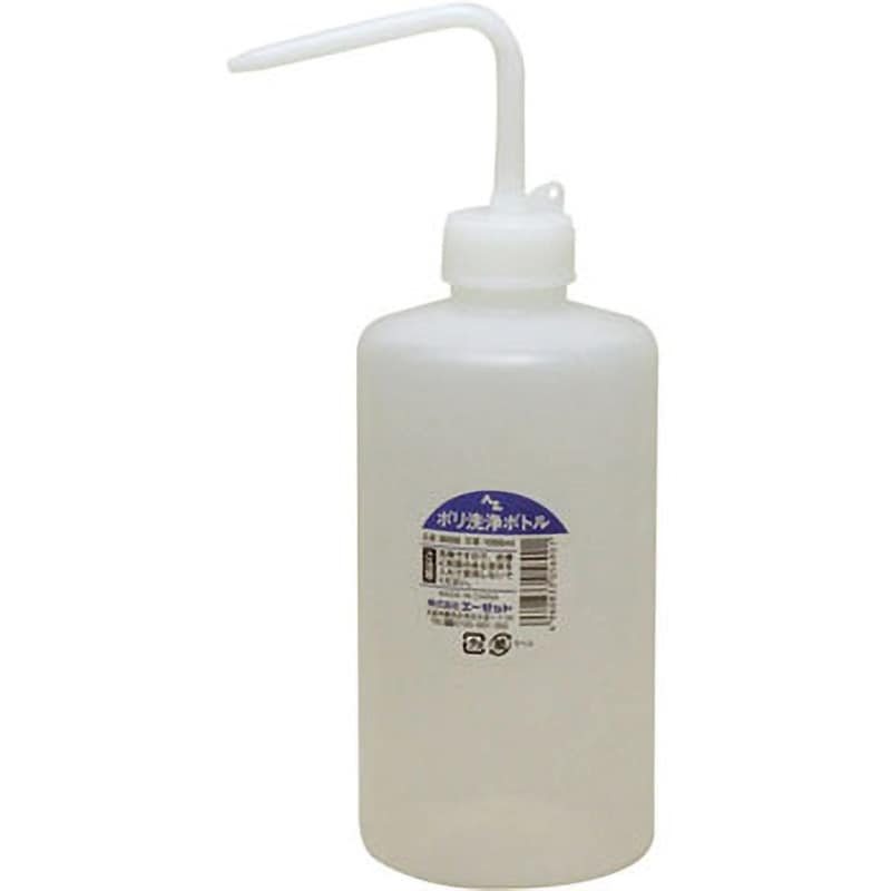 まとめ）丸型洗浄瓶（細口） 1000ml〔×20セット〕 :ds-1589519