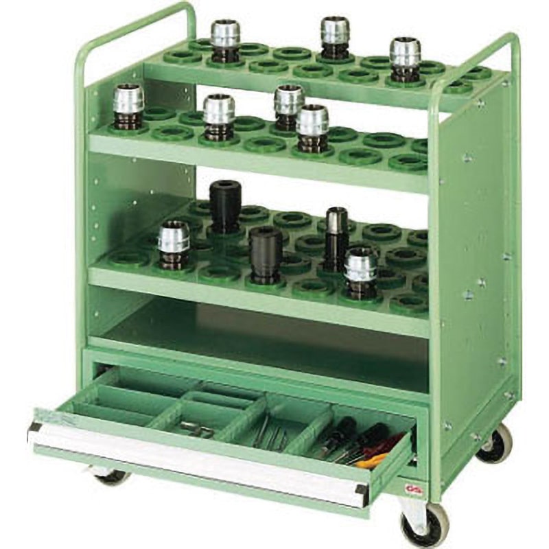 PD6356D ツーリングパネルワゴン(引出し付) 大阪製罐 自在×4キャスター 間口825mm高さ999mm  PD6356D