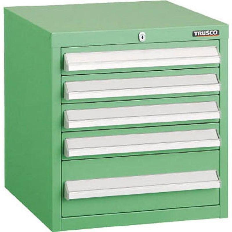 LVR-423YG LVR型キャビネット TRUSCO 最大積載量180kg グリーン 外寸法392×412×420mm