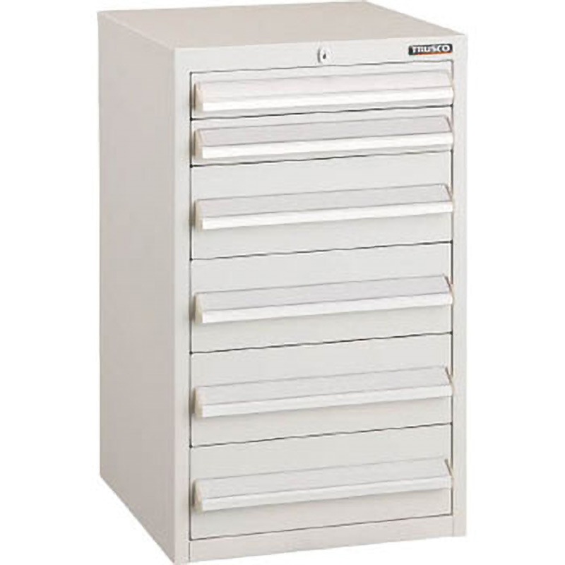 LVR-662W LVR型キャビネット TRUSCO 最大積載量210kg ホワイト 外寸法392×412×660mm
