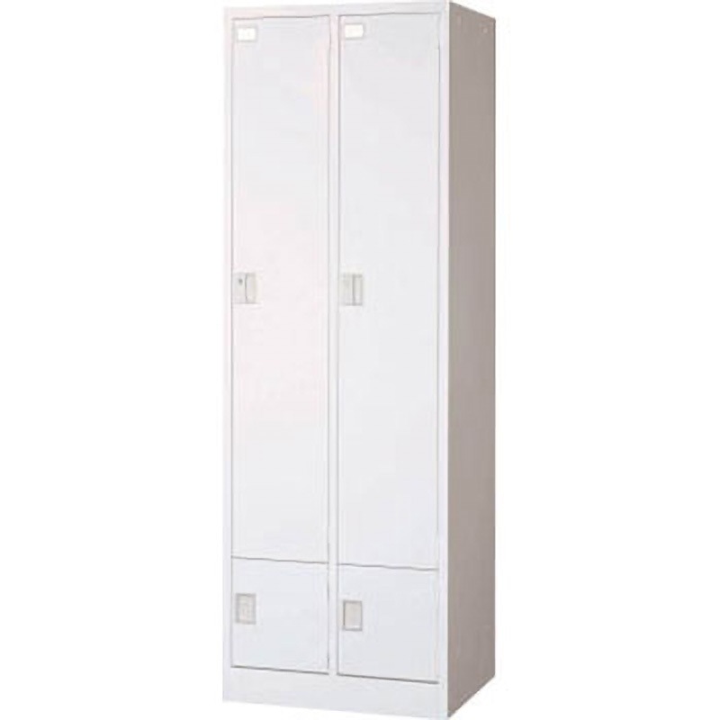 JL-22 セパレートロッカー TRUSCO ホワイト色 扉6個/最下段のみ鍵なし 2人用 高さ1790mm間口608mm奥行515mm  JL-22