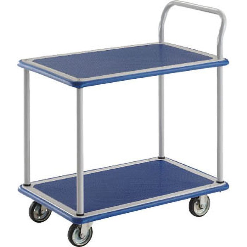 204N ドンキーカート 2段式片袖タイプ TRUSCO スチール製 荷台幅510mm