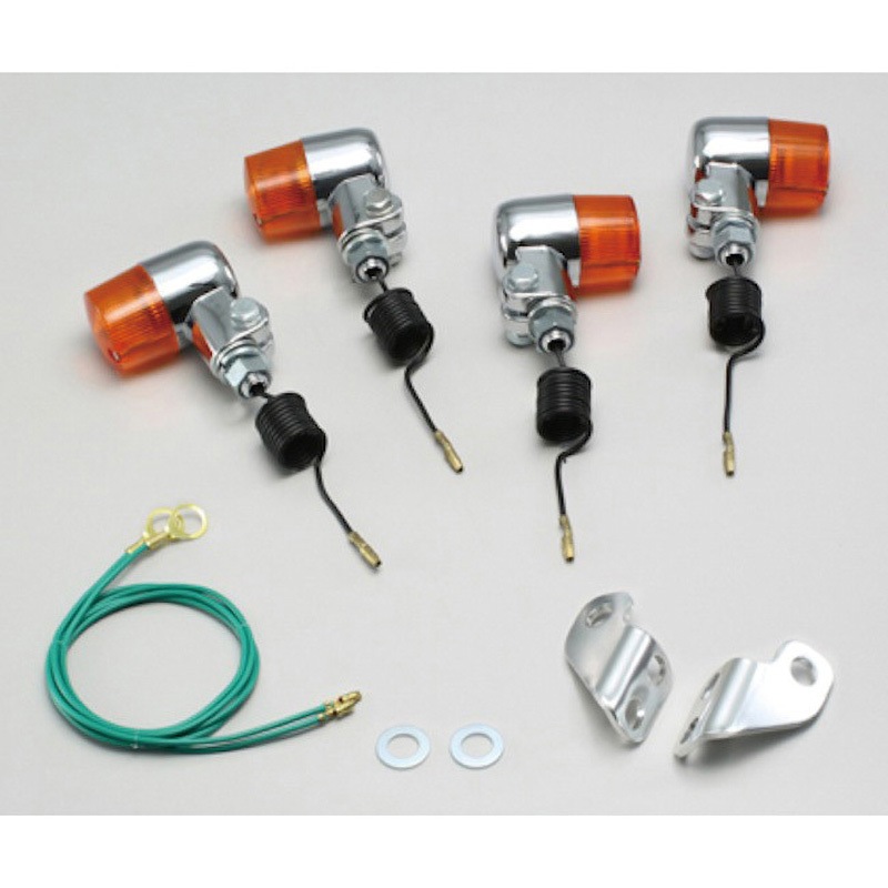 HA5702-02 ミニウインカーkit ハリケーン オレンジ 主な適合車種TW225E・TW200E(98-)丸型ライト車   HA5702-02 7,138円