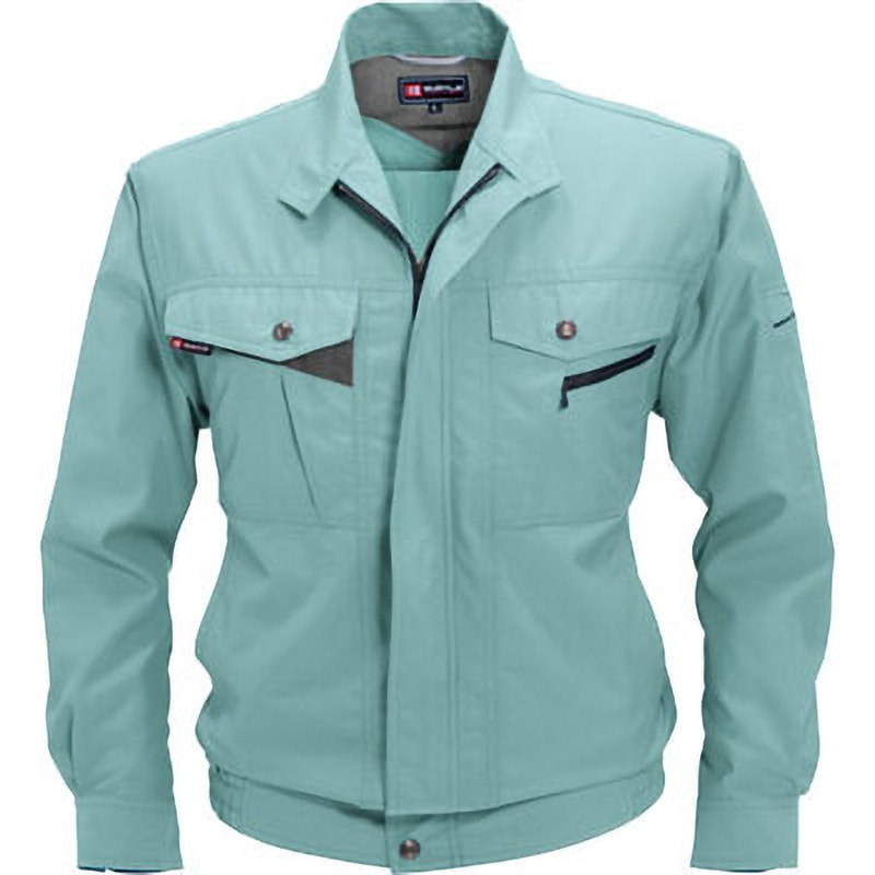 7061 長袖ブルゾン 7061 バートル アースグリーン色 5L着丈72cm