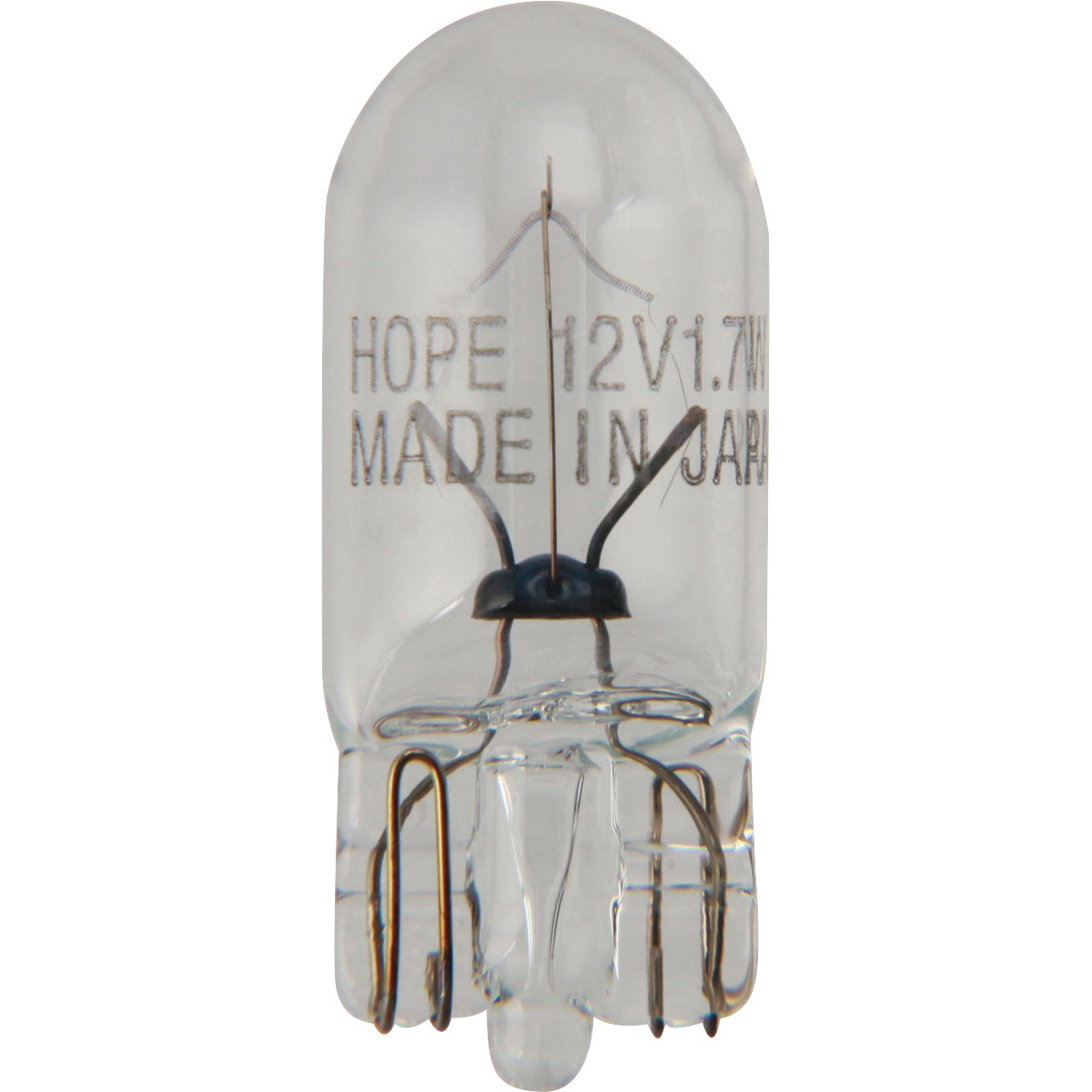 M-5538 ウェッジベース電球 12V シングル Eマーク付 モノタロウ クリア