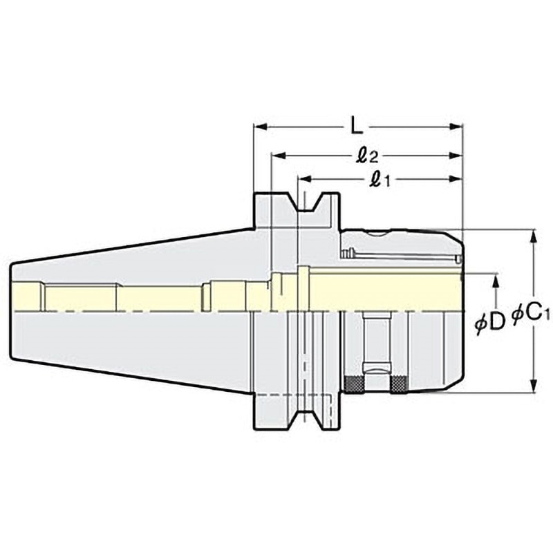 NBT30-C25-80 ミーリングチャック 1個 日研工作所 【通販モノタロウ】