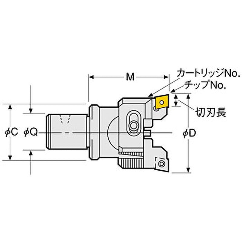 26-RAC53-70A RAC-A バランスカットボーリングヘッド 1個 日研工作所 【通販モノタロウ】