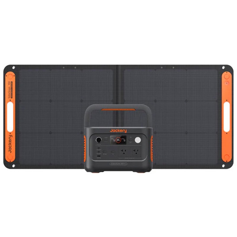 JE-600C+JS-100F Jackery Solar Generator 600 Plusポータブル電源 + 100W ソーラーパネル セット 1セット Jackery(ジャクリ) 【通販モノタロウ】