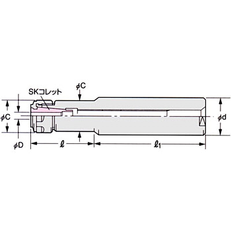 STH16-SK10-120 オイルジェッタスリムチャック 1個 日研工作所 【通販モノタロウ】