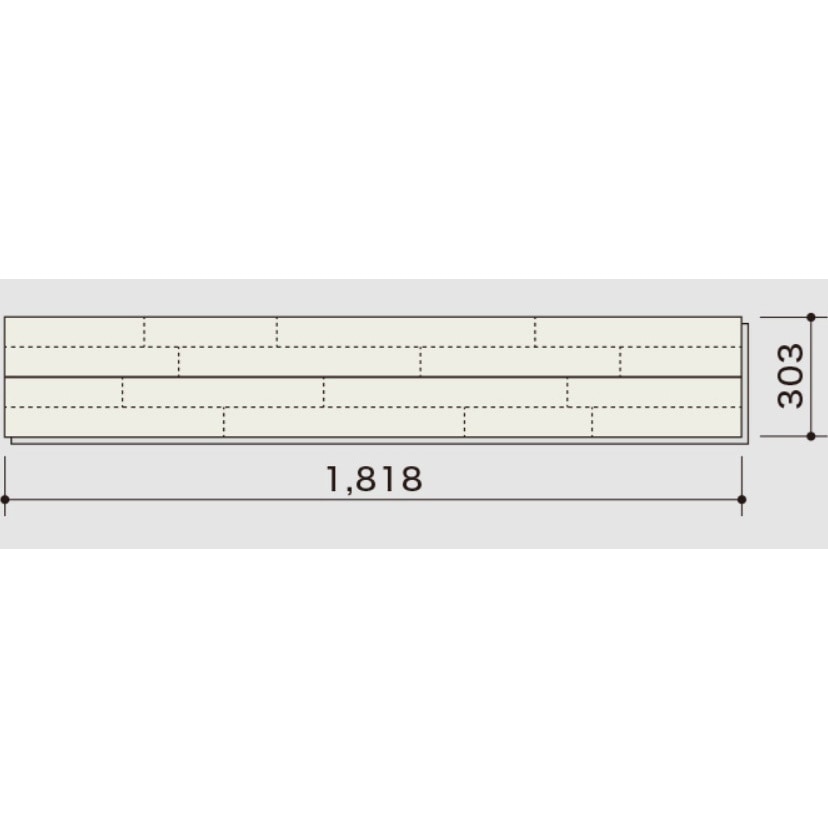 HBK4T6205NS エアリスα 朝日ウッドテック 幅303mm長さ1818mm厚さ12mm 1 