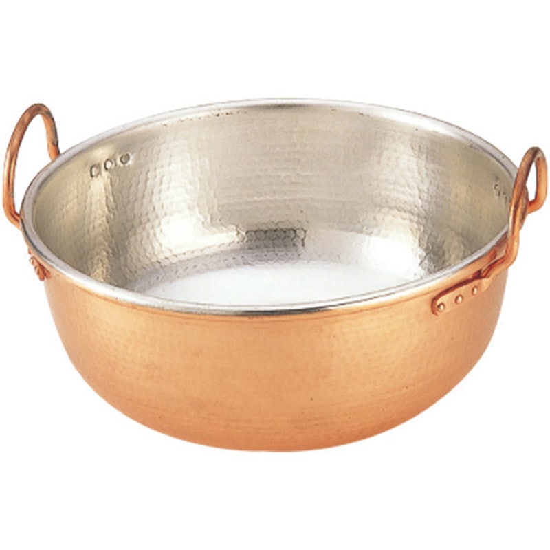 White Thumb 銅 両手段付鍋 42cm