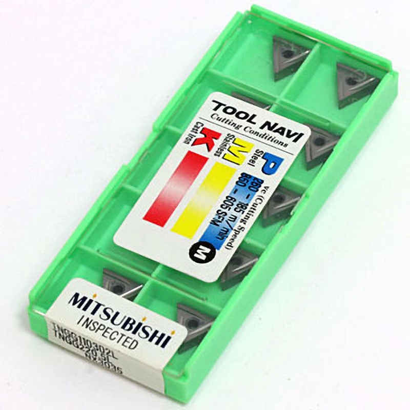 TNGG110302L NX3035 チップ TNGG 三菱マテリアル 形状:正三角形60° コーナー半径0.2mm 1箱(10個) 6,878円