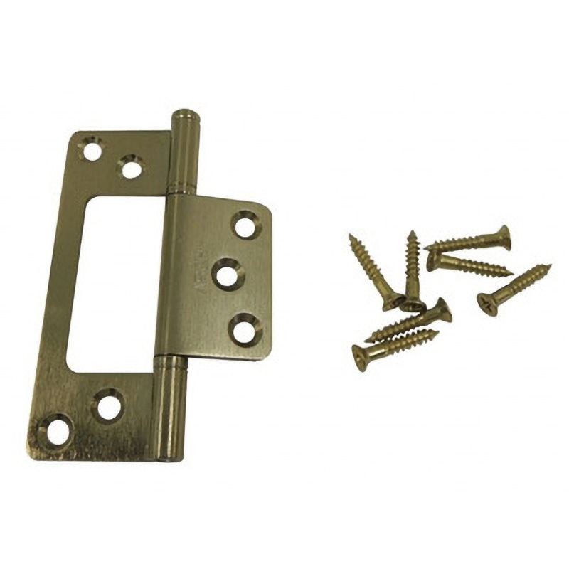 FC-062 鉄フラッシュ丁番 ACE(エース) 長さ76mm 1袋 FC-062 - 【通販