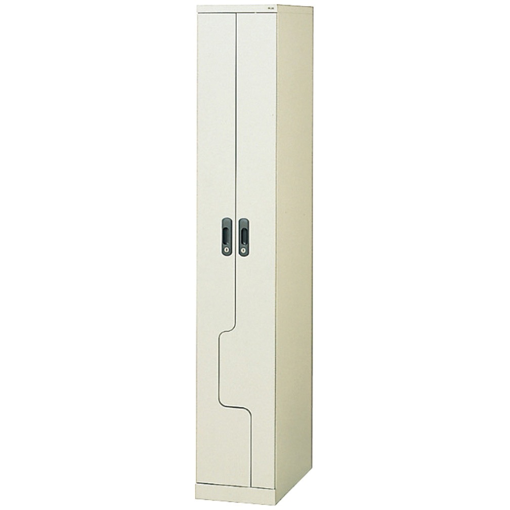 NS-21 LGY NS 省スペースロッカー プラス[家具] 寸法300×515×1800mm エルグレー色 組立・設置・取付