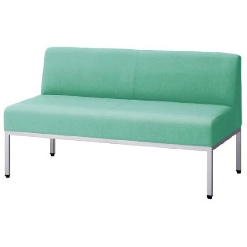 LS-1521N GR LS-150 ロビーチェア 2人用 背付肘なし プラス[家具] 屋外使用不可 背もたれあり 組立・設置・取付 ライトグリーン色  LS-1521N GR