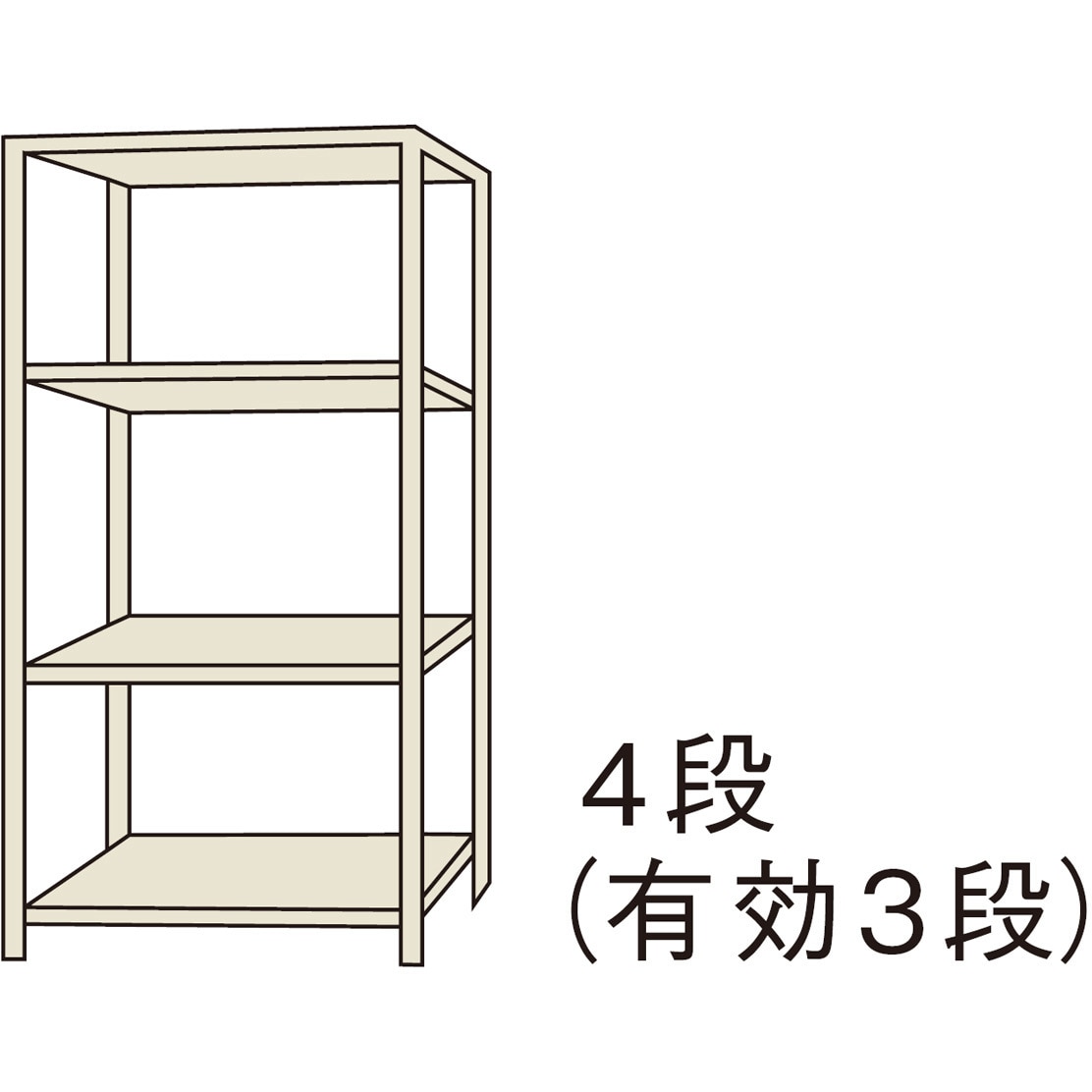 M型 中量棚 基本型