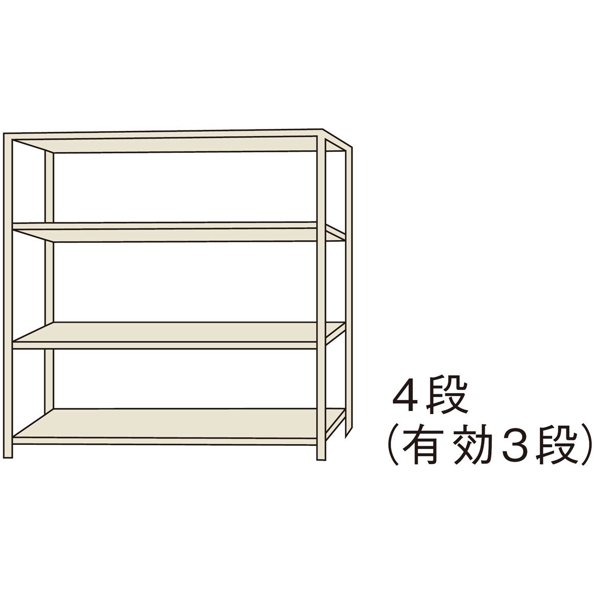 M型 中量棚 基本型 M-8625 jtx 17247 プラス 送料無料 - オフィス収納