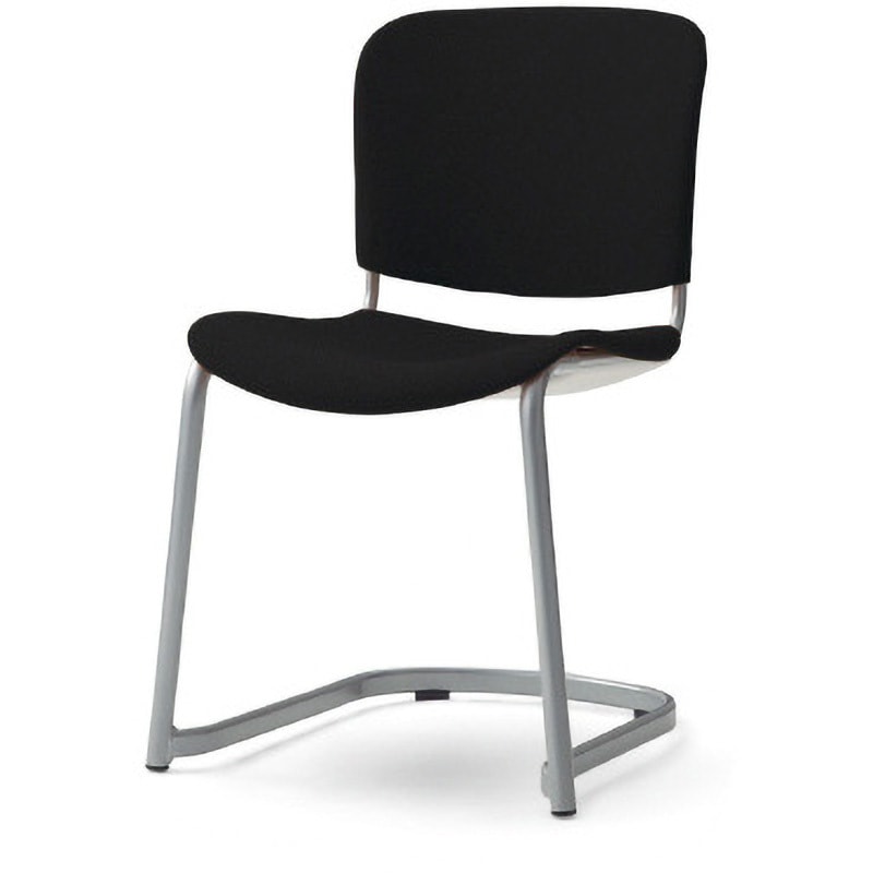 MC-F61SE BK ミーティングチェア フィトナ カンチレバー脚 プラス[家具] 組立・設置・取付 高さ780mm幅490mm奥行550mm  MC-F61SE BK