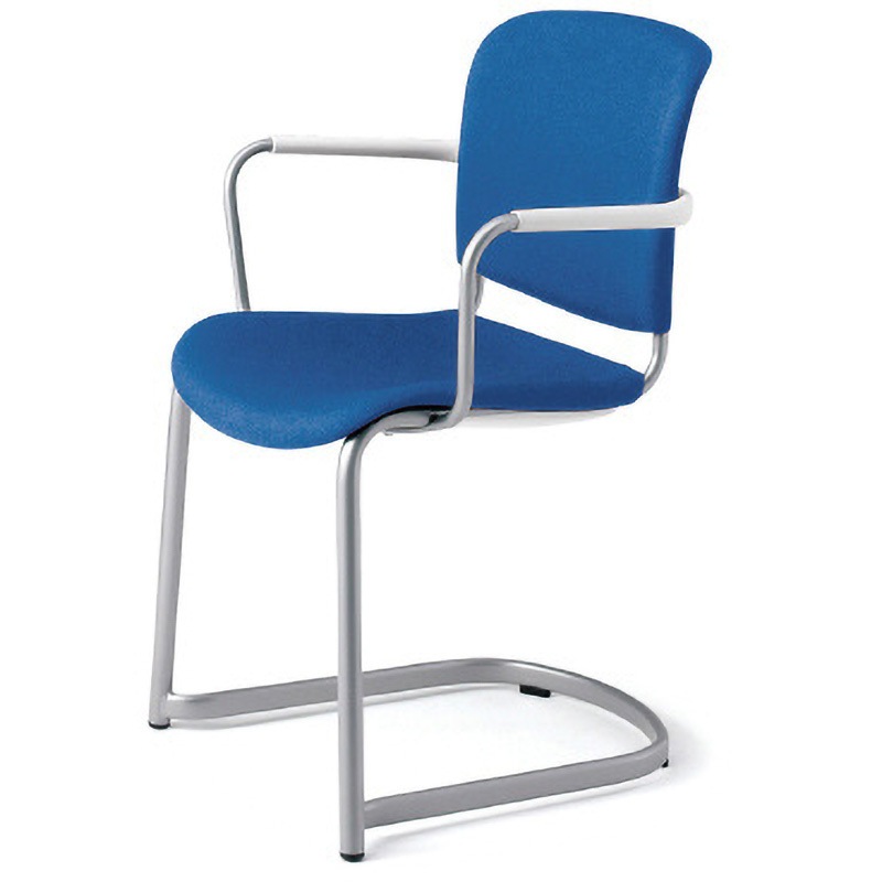 MB-F61SE LB ミーティングチェア フィトナ カンチレバー脚 プラス[家具] 組立・設置・取付 高さ780mm幅540mm奥行550mm  MB-F61SE LB