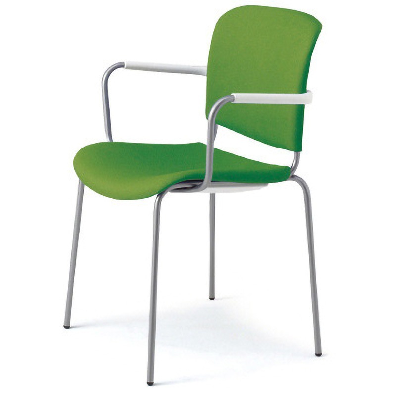 MB-F62SE YG ミーティングチェア フィトナ 4本脚 プラス[家具] スタッキング可 材質スチールパイプ/樹脂焼付塗装脚 組立・設置・取付  MB-F62SE YG