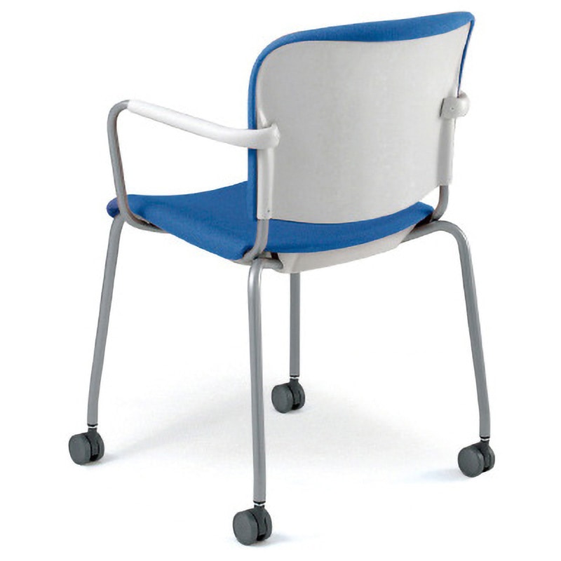 MB-F63SE LB ミーティングチェア フィトナ キャスター脚 プラス[家具] 不可 材質スチールパイプ/樹脂焼付塗装脚 組立・設置・取付 ライトブルー  MB-F63SE LB 17,736円