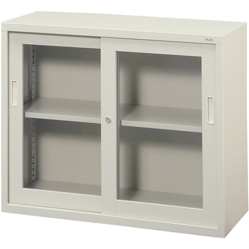 SG-352FR LGY KR 引違い書庫(ガラス戸) プラス[家具] 組立・設置・取付
