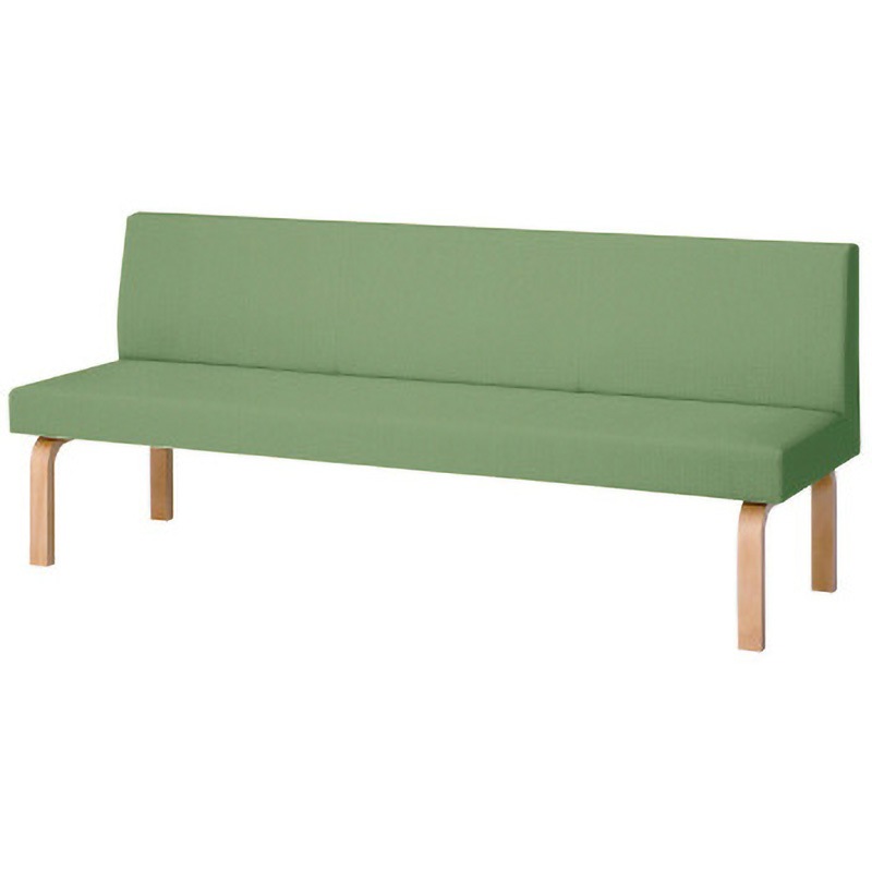 LS-818N GR LS-800 ロビーチェア 3人用 背付 プラス[家具] 組立・設置・取付 GR161N ライトグリーン色 高さ760mm幅1800mm奥行560mm  LS-818N GR 53,388円