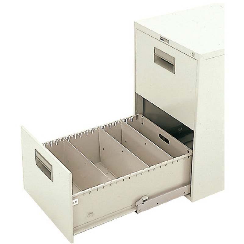 SI-B4 GY ファイリングキャビネット仕切板 プラス[家具] 鋼板製