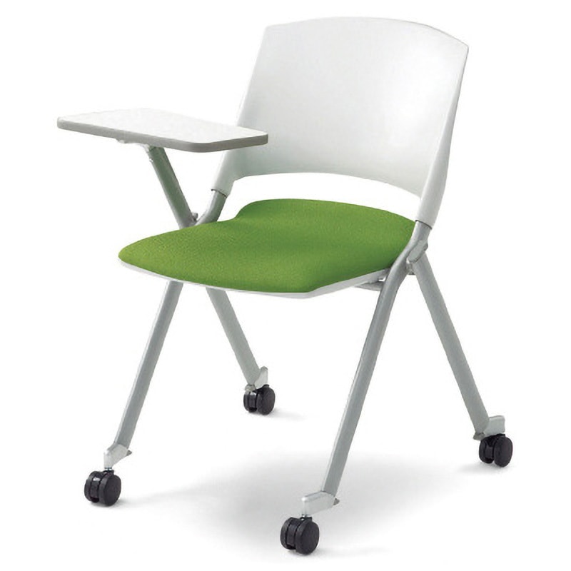 MC-816SEH LGR ミーティングチェア M-800 メモ台付 プラス[家具] 組立・設置・取付 キャスターあり スタッキング可 MC-816SEH LGR