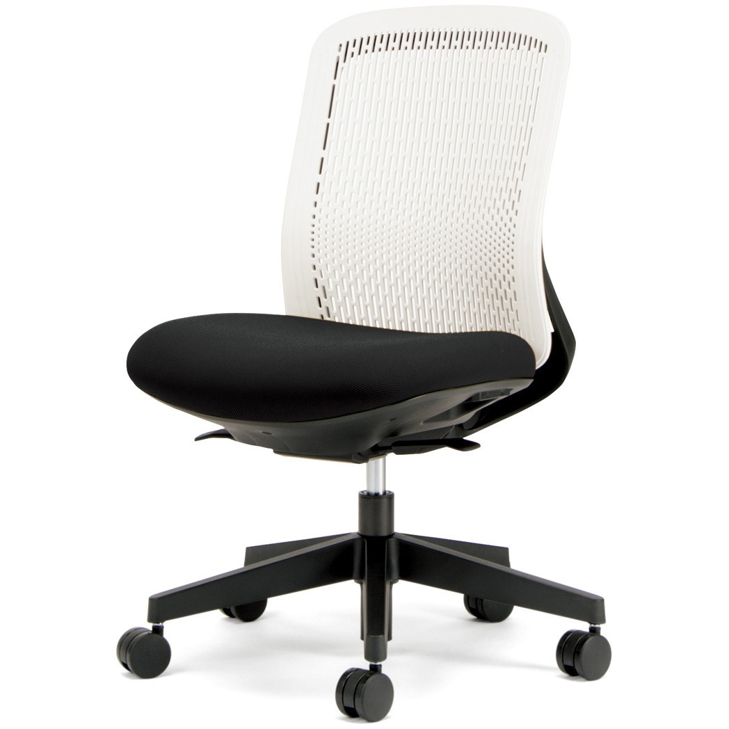 KC-TR50SEL BK チェア Try 樹脂脚 ローバック ホワイトシェル(組立サービス付き) プラス[家具] 組立・設置・取付 肘掛なし 色BK   KC-TR50SEL BK 29,887円