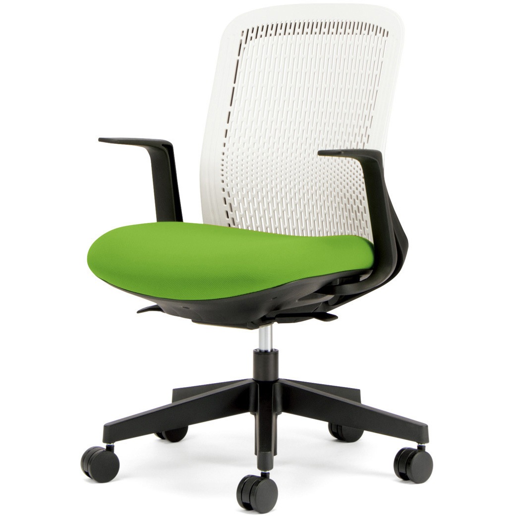 KB-TR50SEL YG チェア Try 樹脂脚 ローバック ホワイトシェル(組立サービス付き) プラス[家具] 組立・設置・取付 肘掛あり 色YG   KB-TR50SEL YG 31,187円