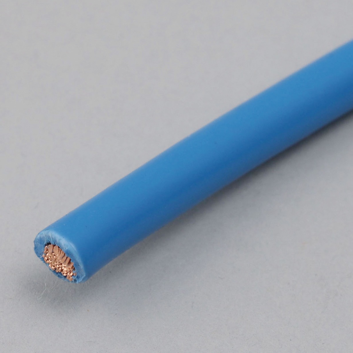 KIV 5.5SQ 電気機器用ビニル絶縁電線 三ツ星 青色 全長20m導体外径3.1