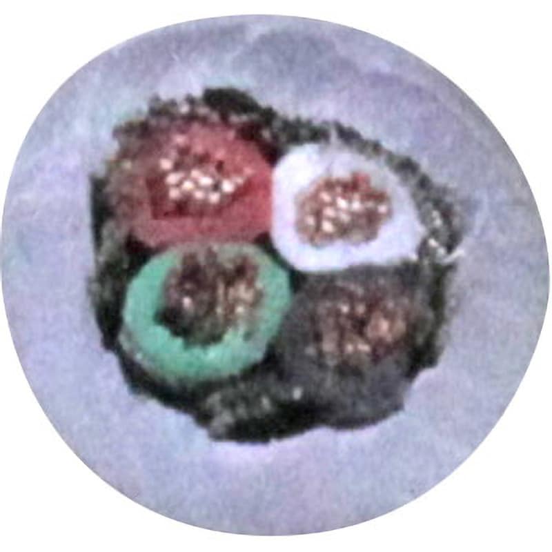 ONB(MVVS相当) 4C×0.5SQ 灰 編組シールド付計装用ケーブル ONB(MVVS相当) 4C×0.5SQ 灰 編組シールド付計装用ケーブル