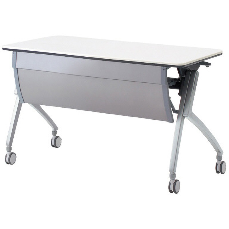 XT-420M WS 会議テーブル ルアルコ 幕板付・配線口なし・棚板付(組立サービス付き) プラス[家具] 組立・設置・取付 高さ720mm間口1200mm奥行600mm  XT-420M WS