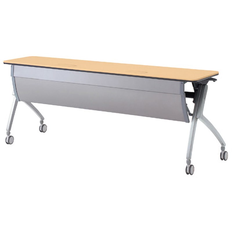 XT-615MWTN WM 会議テーブル ルアルコ 幕板付・配線口付・棚板なし(組立サービス付き) プラス[家具] 組立・設置・取付 高さ720mm間口1800mm奥行450mm  XT-615MWTN WM